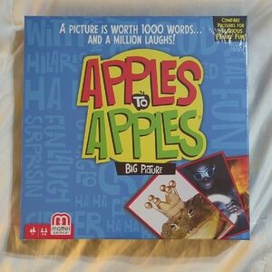 New / Sealed Mattel Apples to Apples Big Picture Game